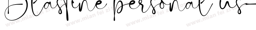Blastine personal us字体转换